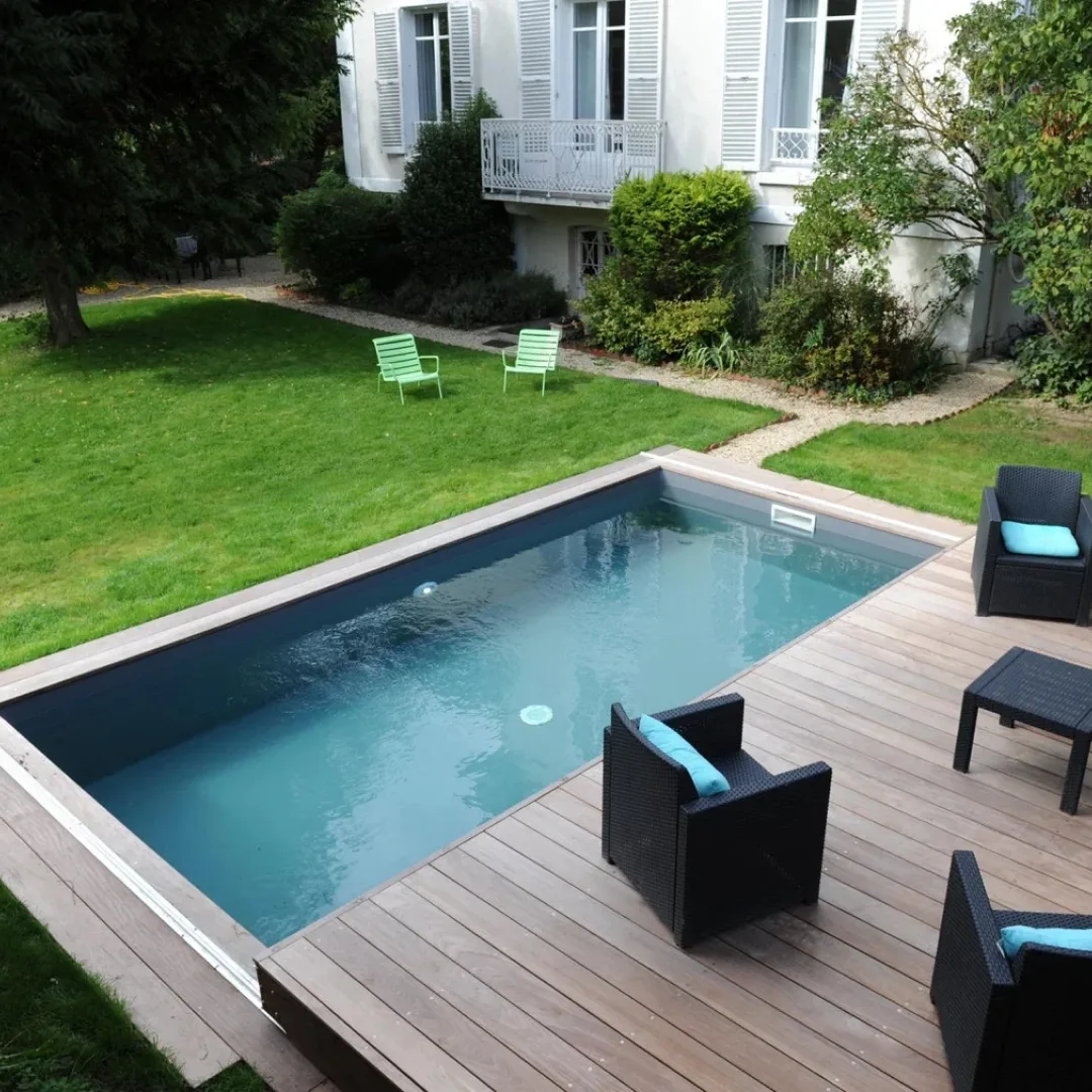 Раздвижная терраса для бассейна в Климовске