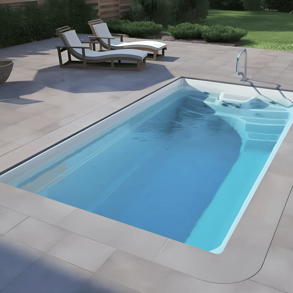 Композитный бассейн Laguna 5 — вид сверху в Климовске