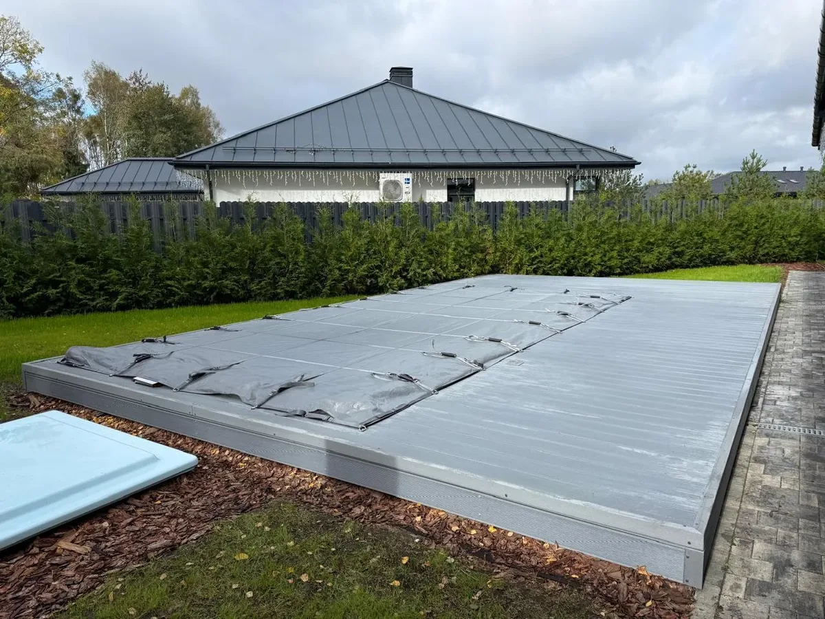 Покрывало Laguna Cover Mesh — установка в Климовске