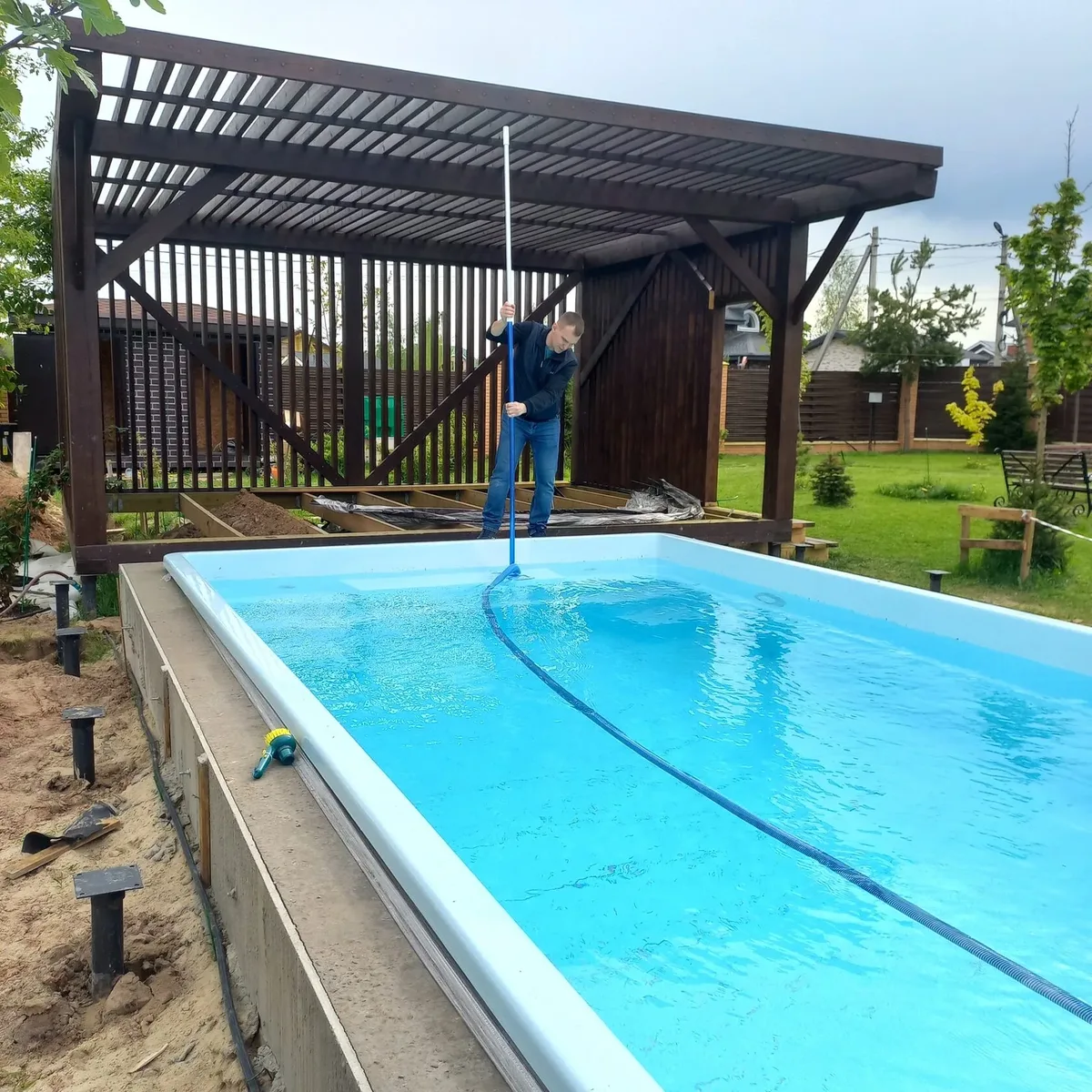 Копинговый бордюрный камень для бассейна Laguna в Климовске