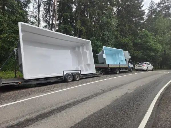 Доставка бассейна в Климовске